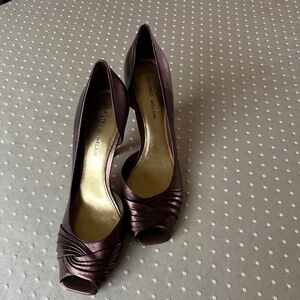 Brand New Wine Colored Antonio Melania 3" Heels-Size 11